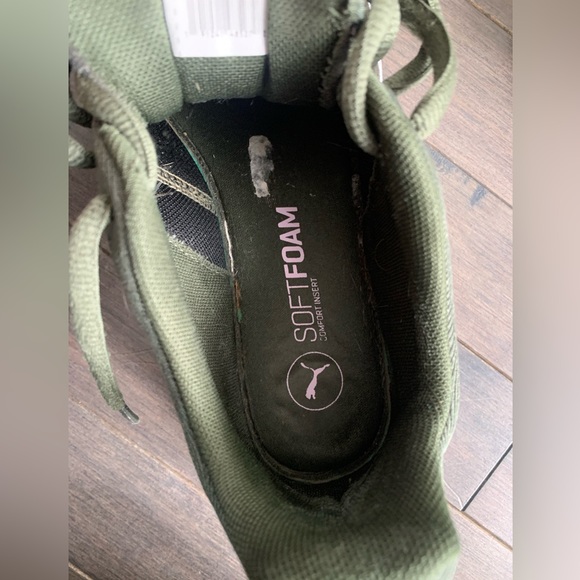 Women’s Green Puma Soft Foam Shoes Women’s 7.5 - Picture 6 of 9